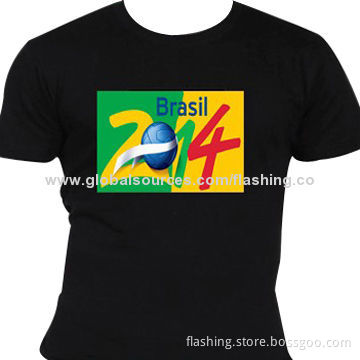 Hot Sale Programmable LED T-shirt, Used for Night Clubs